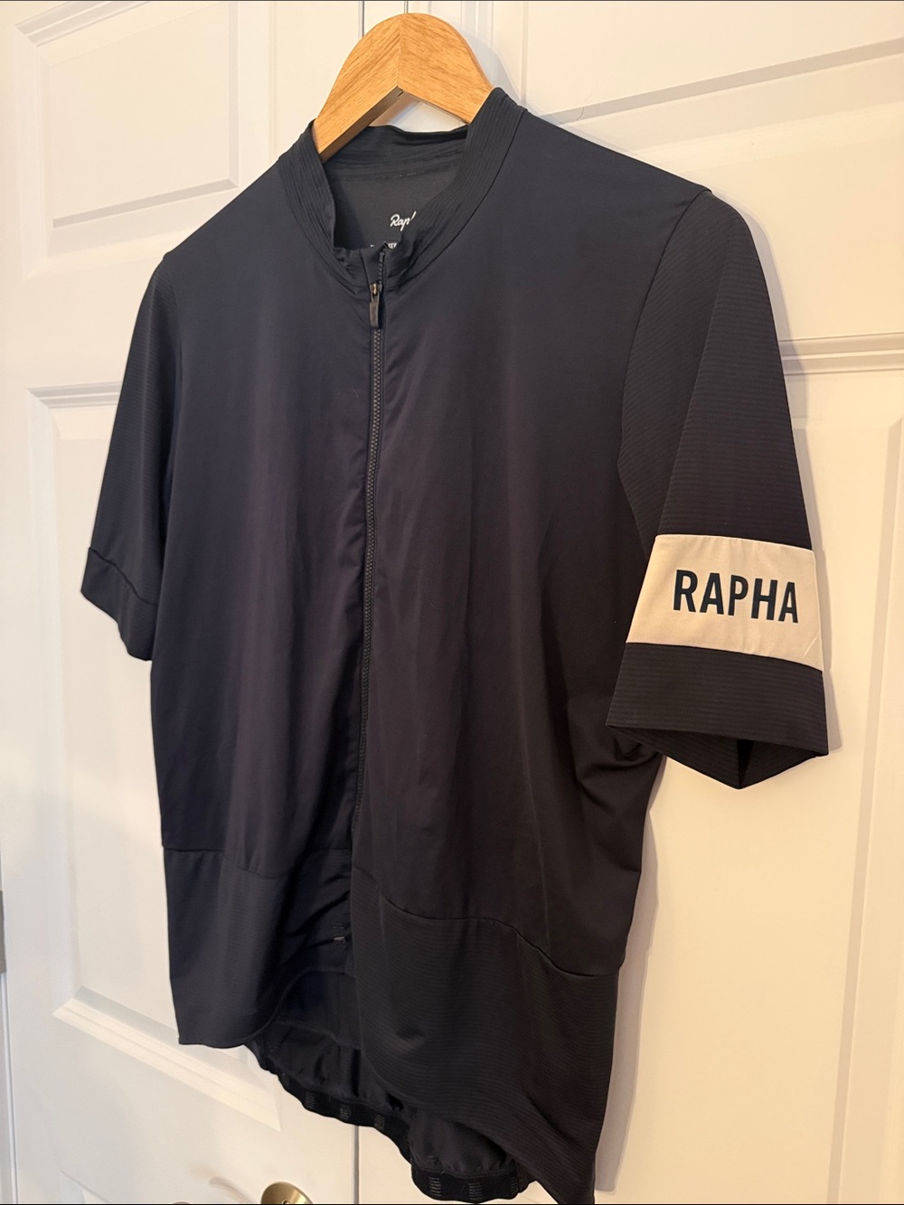 Rapha Men's XL Midnight Blue Cycling Jersey - Short Sleeve